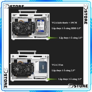 VỎ CASE MINI ITX METALFISH T60 (MAIN ITX/ Nguồn SFX/ KHÔNG KÈM RISER)