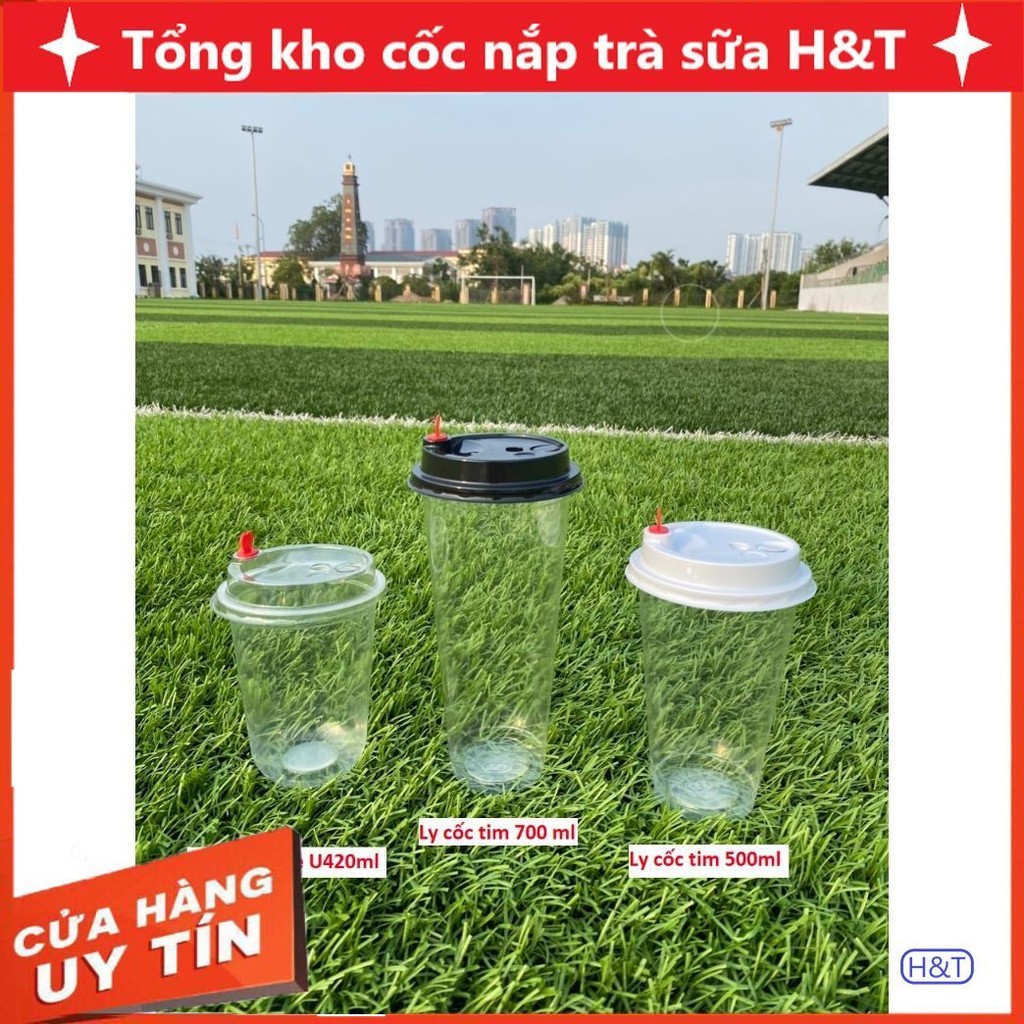 H&T Sỉ thùng 1000 cái ly tim 500 , ly tim 700, ly mixue Q420 miệng phi 90 dày đẹp .