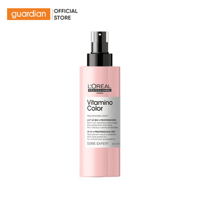 Xịt Dưỡng Tóc 10 Trong 1 Giúp Bảo Vệ Màu Nhuộm & Chống Nắng Cho Tóc L'Oreal Professionel Vitamino Color 190ml