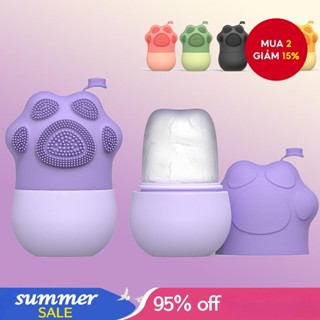 Khuôn lăn đá mặt bằng silicon Cat Paw - Dụng cụ làm đá làm săn chắc da và làm săn chắc da