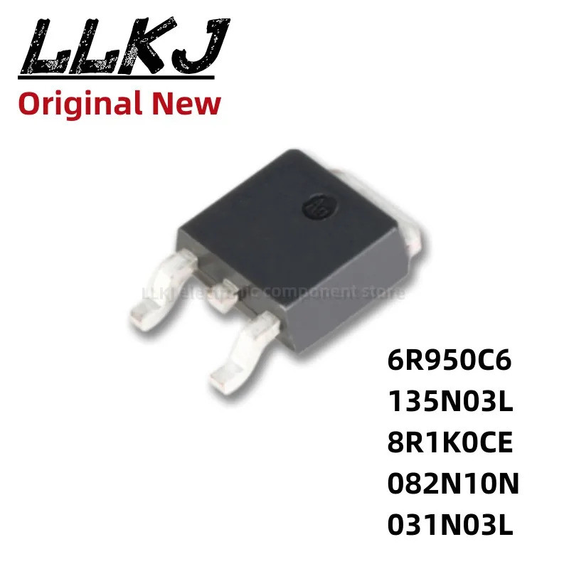 5 Chiếc 6R950C6 IPD60R950C6 135N03L IPD135N03LG 8R1K0CE IPD80R1K0CE 082N10N IPD082N10N3G 031N03L IPD