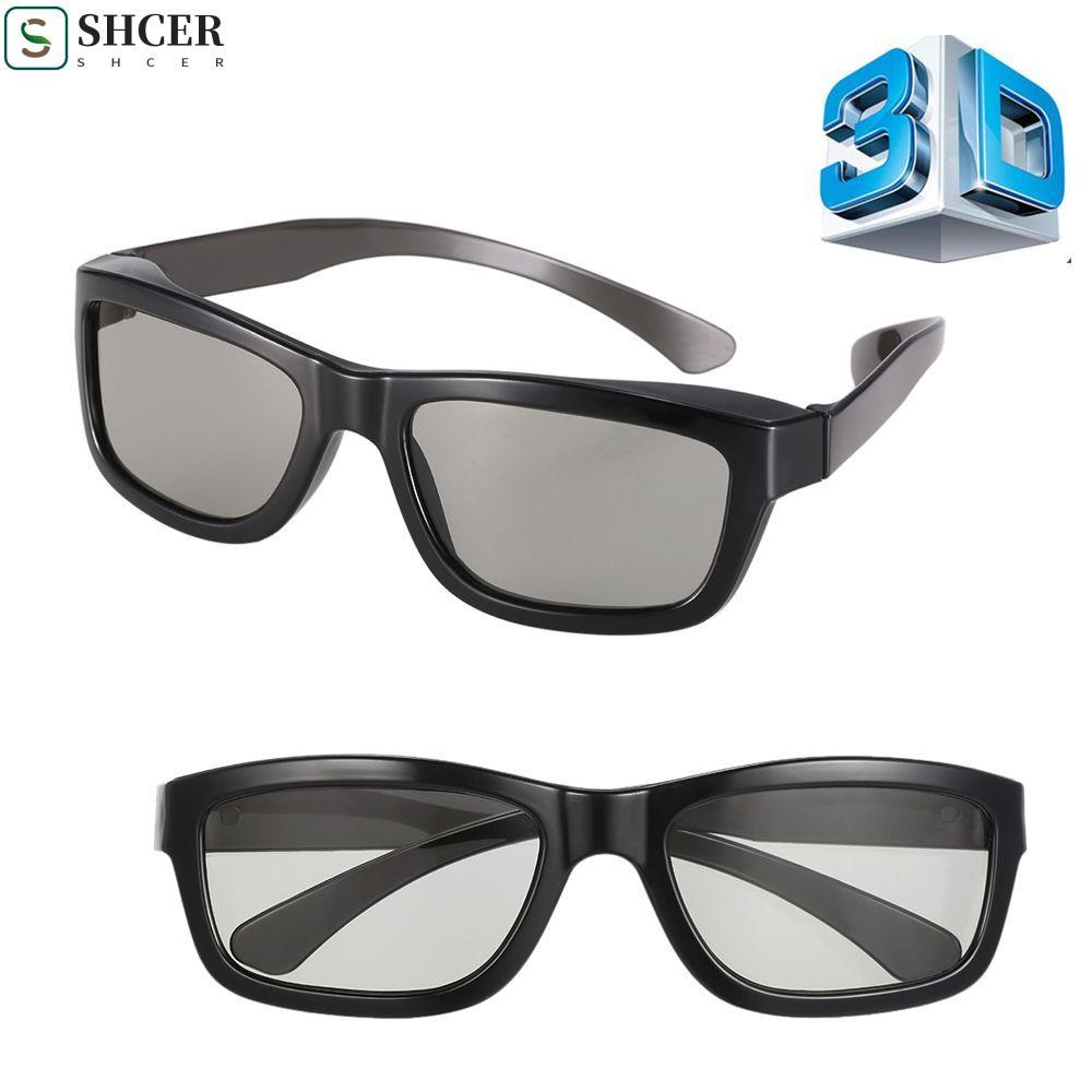 ZHCER Kính Phim Nhựa Tròn Rạp Hát Tại Nhà Rạp Chiếu Phim 3D Game Tầm Nhìn 3D