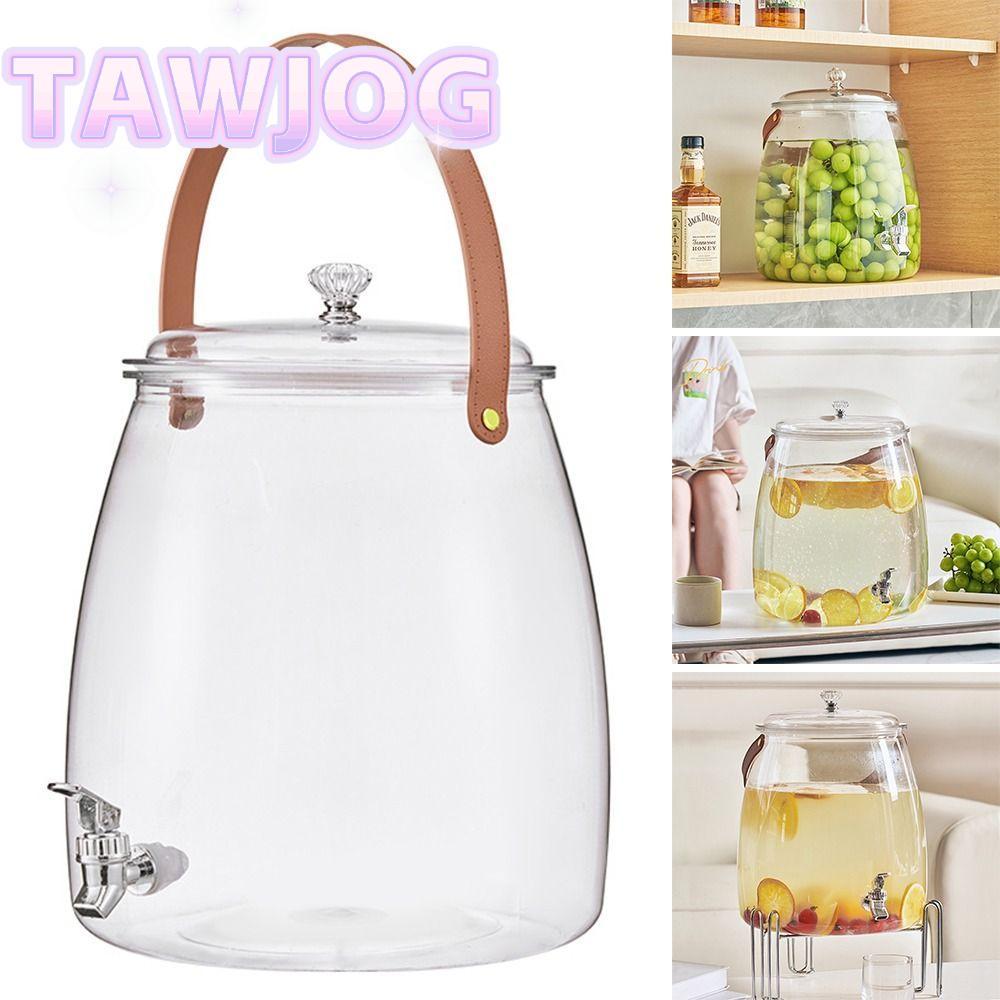 Ấm đun nước lạnh mùa hè TAWJOG 3 / 5 / 9L, Tủ lạnh có vòi Trà trái cây Ấm đun nước pha lạnh, Hộp đựn