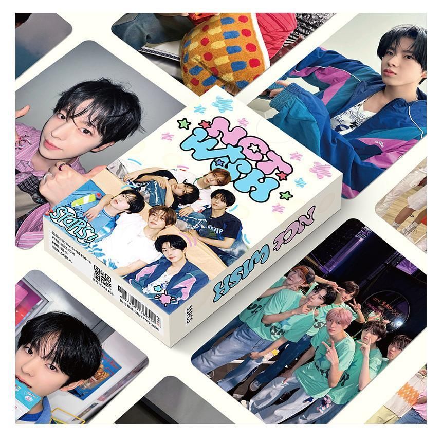Set 55 lomo card Nct WISH dễ thương 2026