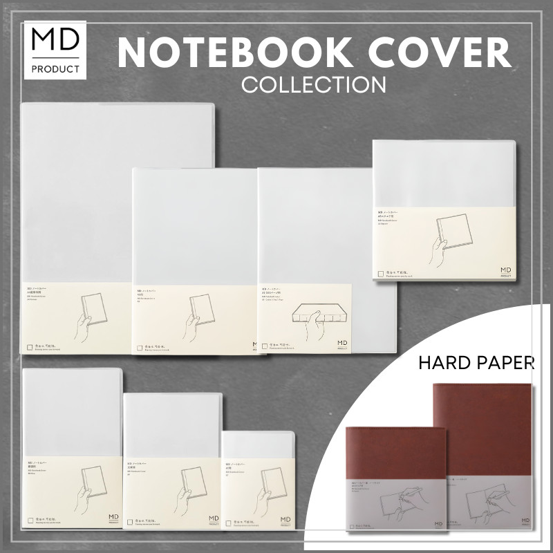 MIDORI MD Notebook Cover Hard / Clear type MD PRODUCT DESIGNPHIL, Japan Journal stationery