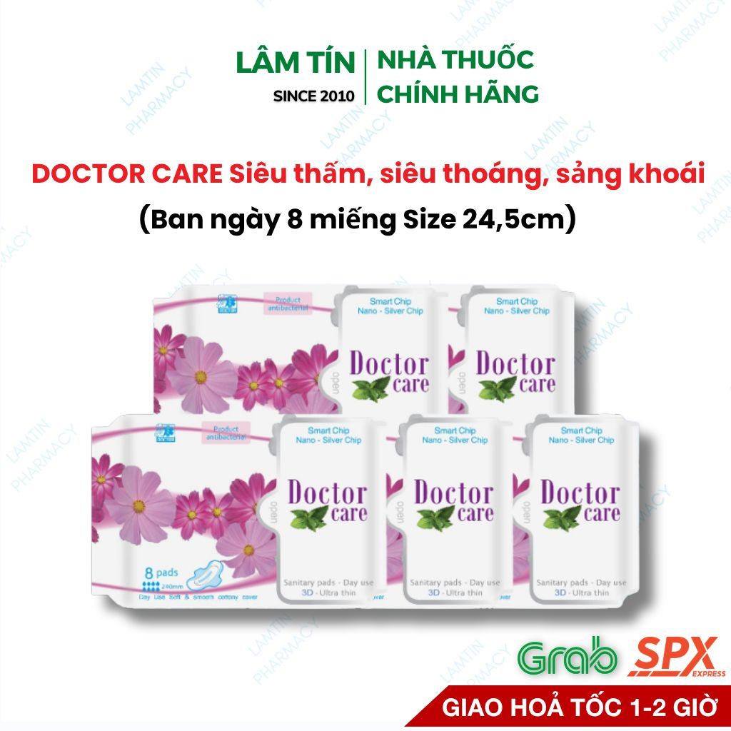 Combo 5 gói băng vệ sinh thảo dược Doctor Care hàng ngày 16cm D&C Doctor Care Hà Nội Store [SIZE NHỎ