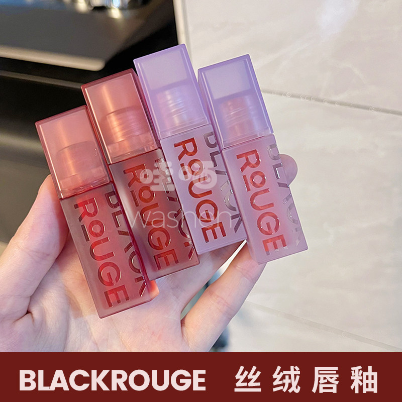 🔥lip gloss water light Không Dính Tóc Hàn Quốc blackrouge Ten Sins Thu Đông Màu Giữ Nhung Sương Môi 