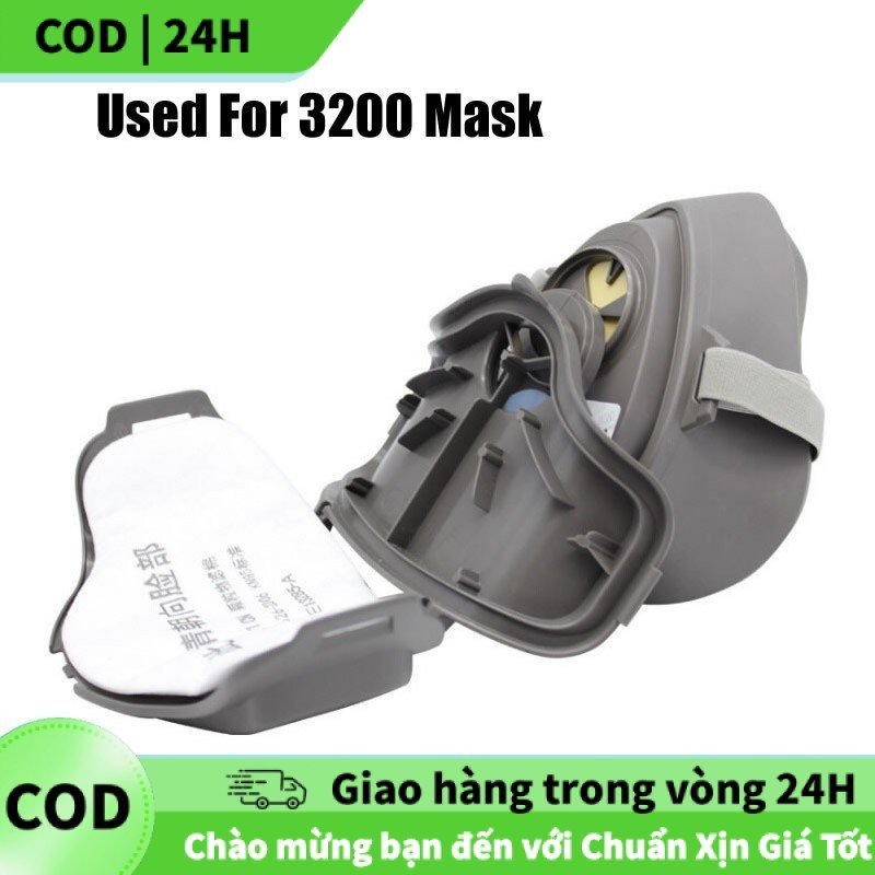 [COD] Tấm lọc bụi 3M 3701, thay thế nhanh, tương thích hoàn hảo với mặt nạ 3M 3200 HF52, chống bụi h