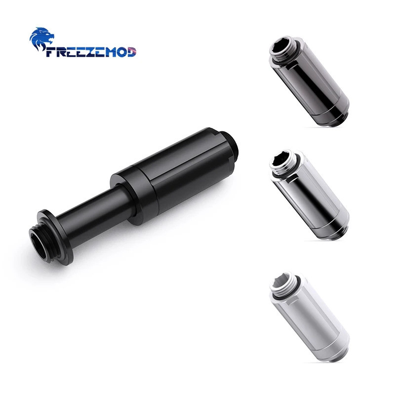 HUI FREEZEMOD GPU SLI 41-69 / 22-31 / 16-22MM Có Thể Điều Chỉnh G1 / 4 Nam Đến Nam Lắp Máy Tính Làm 