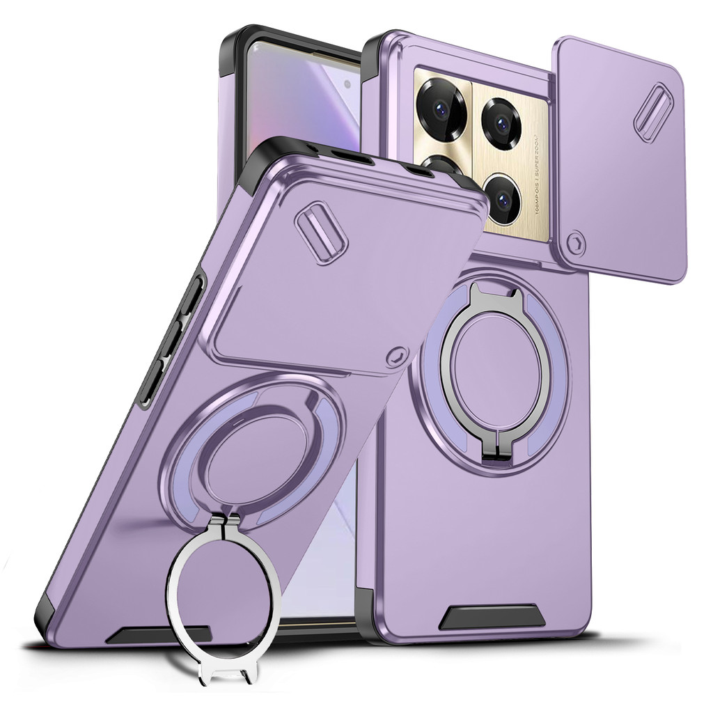 Dành Cho Infinix Note 40 Ốp Lưng Infinix Note 40 Pro Note40Pro + Plus Vòng Từ Tính Giáp Trượt Camera