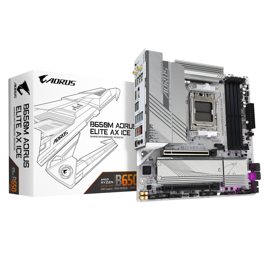 Mainboard B650M Aorus Elite AX AMD bo mạch chủ gaming chuyên nghiệp cho game thủ trải nghiệm cực mượ