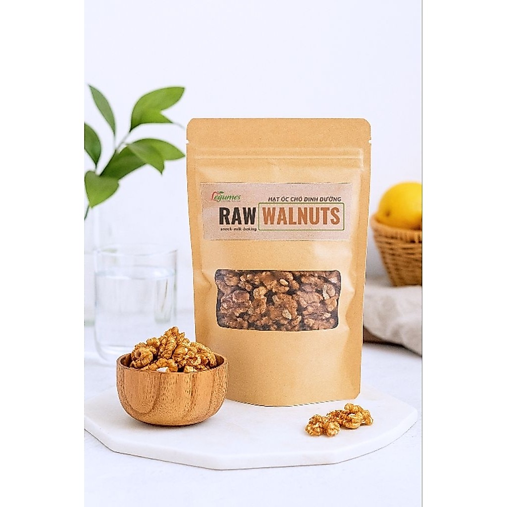Nhân Quả Óc Chó Mỹ Légumes 500g - Giàu Omega-3, Tốt Cho Não Bộ & Tim Mạch