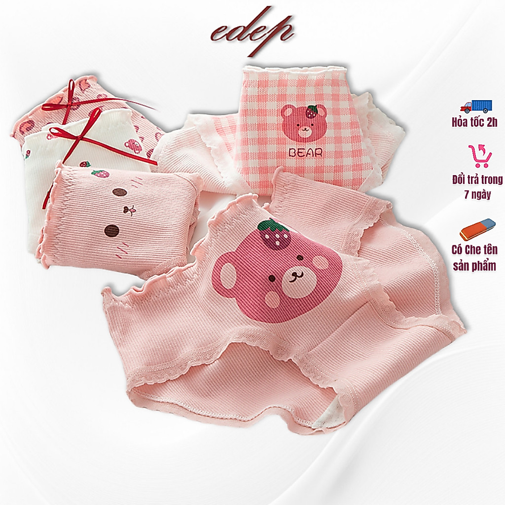 Quần Chíp Quần Lót Nữ Cotton Xuất Nhật Mềm Mại Edep 1919