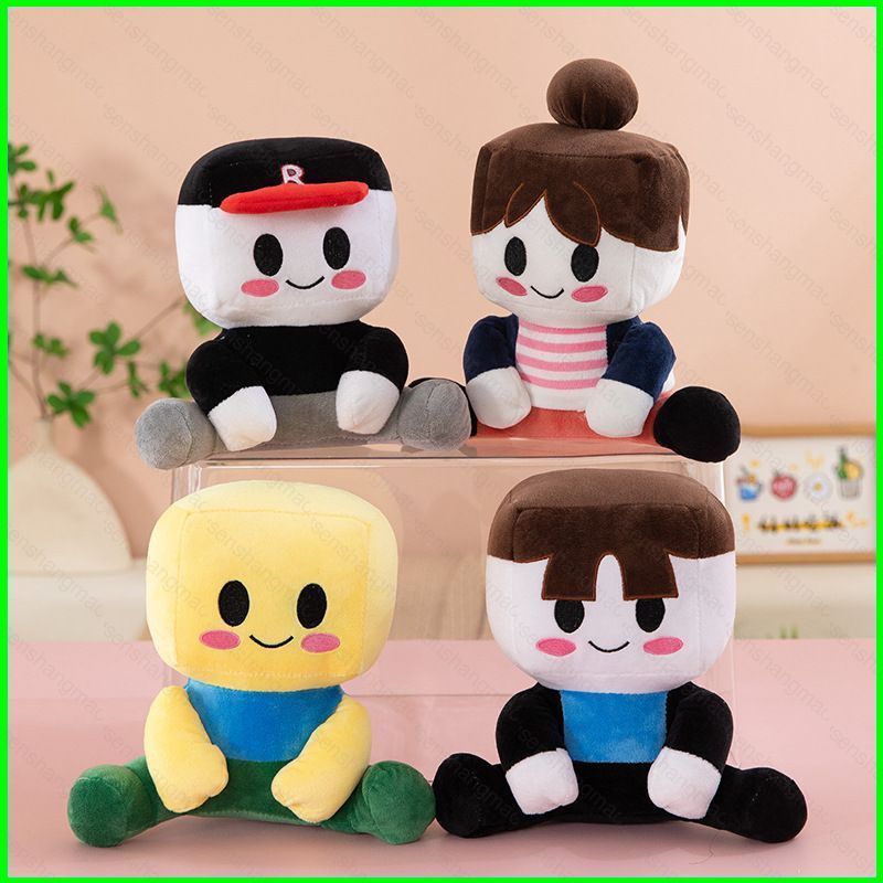 PS1 Roblox Blox Buddies Noob Khách Bacon Buddy Plushie Game Merch Sang Trọng Đồng Hành Búp Bê SP1