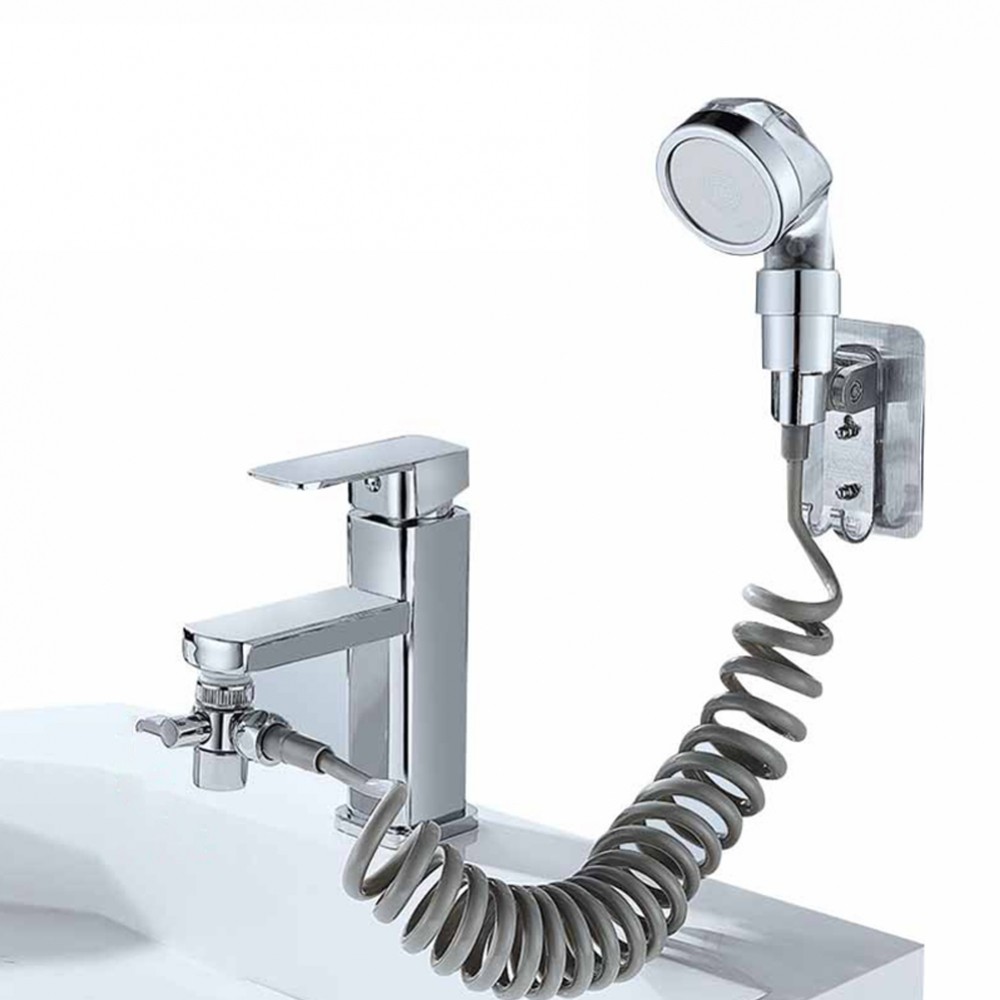 [DOLLDOLL-VN]Shower Faucet Set Spray Tap Washbasin Attachment External Faucet Sprayer