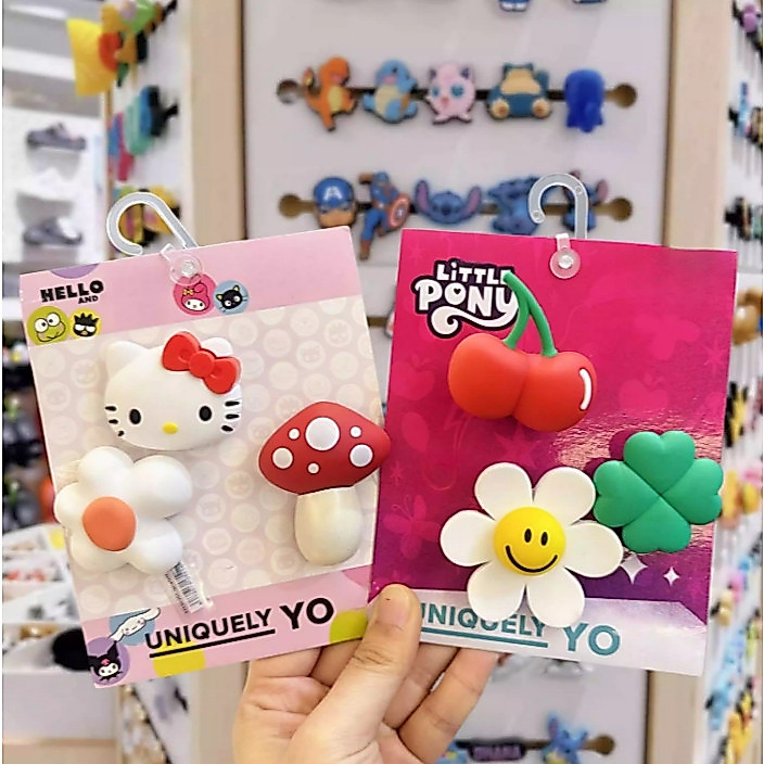 JlBT1 3D shoe CHARMS Phụ kiện giày khóa giày topper