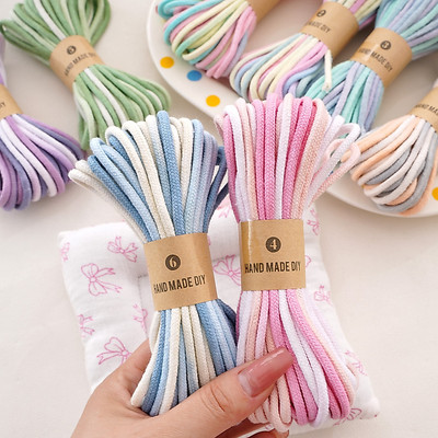 Đai beading 4mm 10m - sợi cotton màu đa dạng, phù hợp cho Crafting và Trang Sức