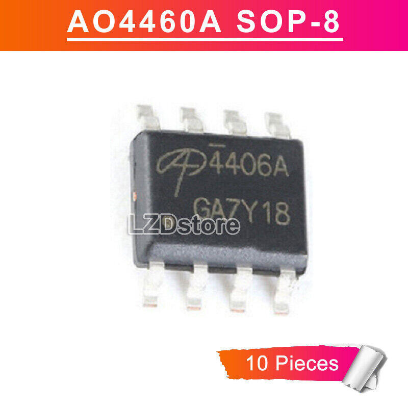 10 chiếc 4406A 4406 SOP-8 AO4406A AO4406 SOP8 SMD 30V / 13A N-Channel MOSFET mới