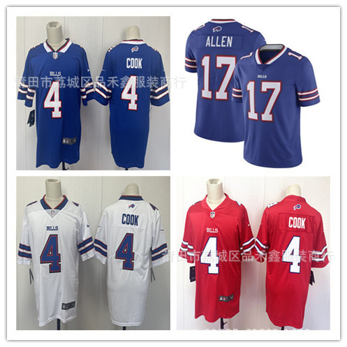 Giao hàng trong ngàyNFL Buffalo Bills Buffalo Bills Jersey 4 COOL Áo bóng bầu dục thêu