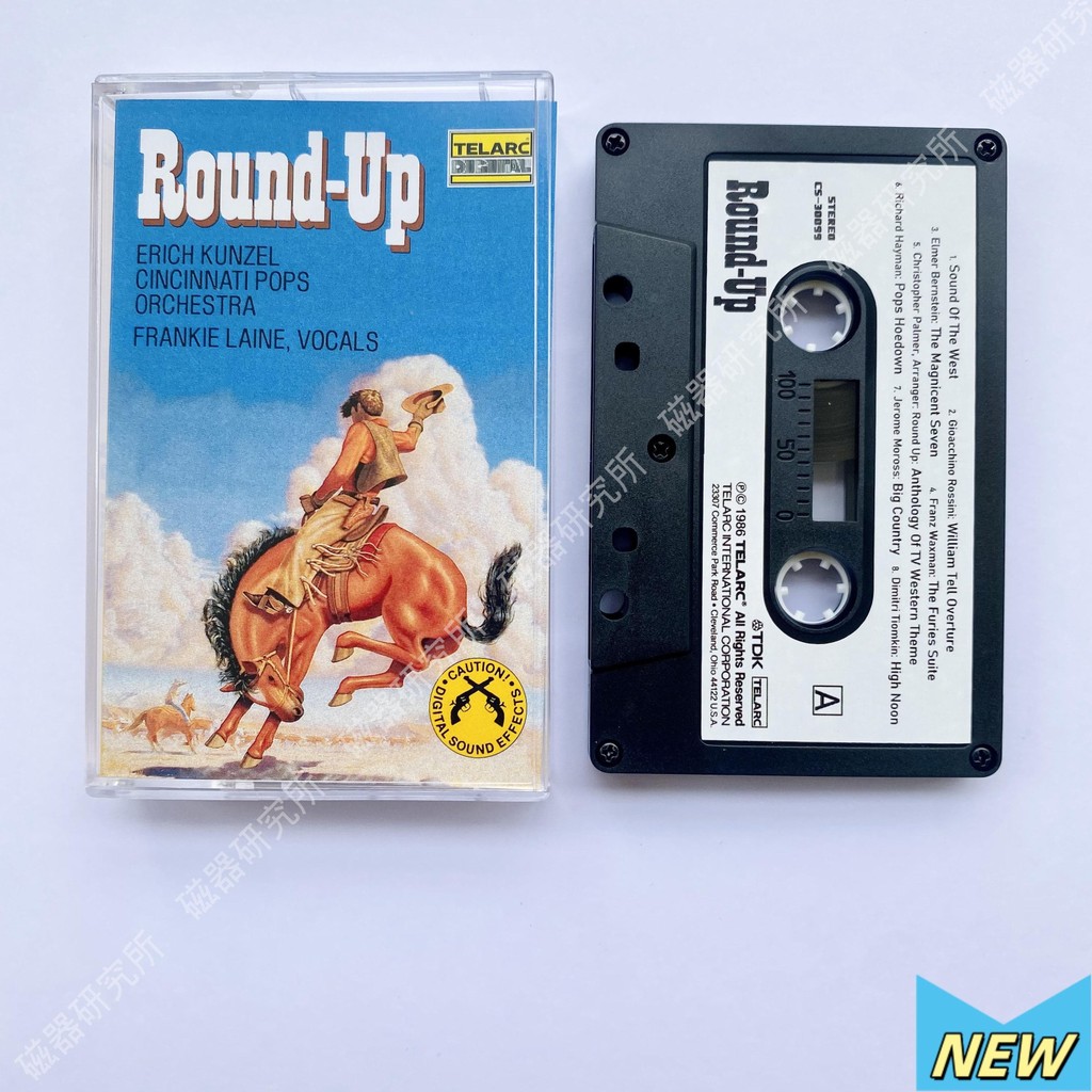ROUND-UP Erich Kunzel Băng Cassette Tape Brand New [Sealed] Original VNCT