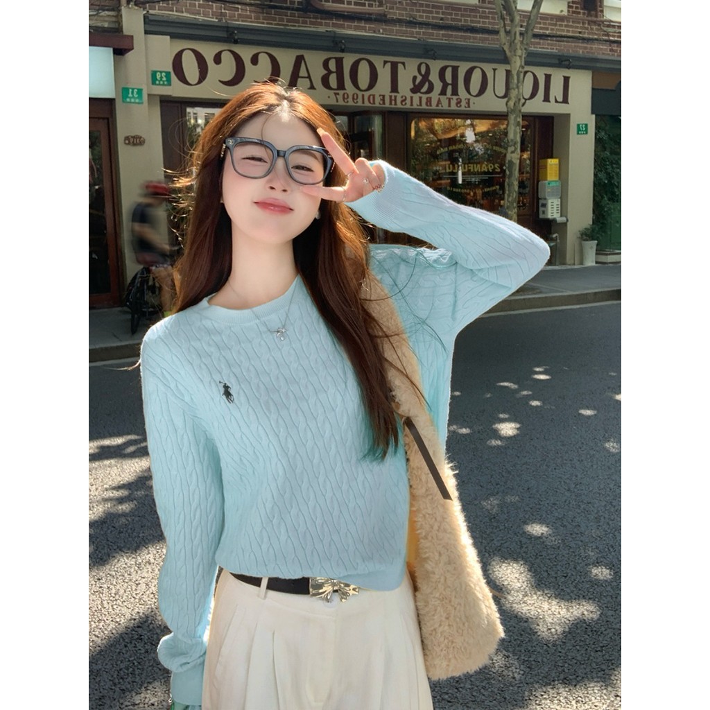 Meet-Adm Áo Len Chui Đầu Cổ Tròn Thời Trang Thu Đông Mới Cho Nữ, Chất Liệu Cao Cấp Mềm Mại | BigBuy360 - bigbuy360.vn