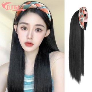 Nhiều Màu Sắc Bện Nửa Đầu Tóc Giả Tự Nhiên Tóc Giả Kẹp Dễ Thương Trong Màu Nâu Phụ Kiện Tóc Nữ Đen Tổng Hợp Đảng Thẳng Xoăn Đầu Tóc Giả