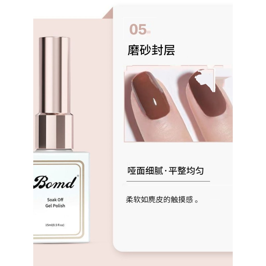 New Product#Nail Salon Special No-Wash Top Coat Reinforcement Gel Matte Tempered Top Coat Long-Lasti
