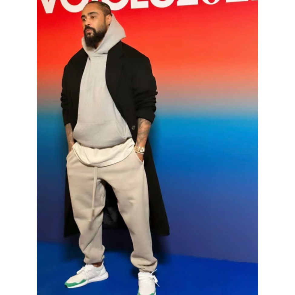 PZN1 FOG CRAZY Solid color casual timeless pants, American street style loose-fitting couple's sweat