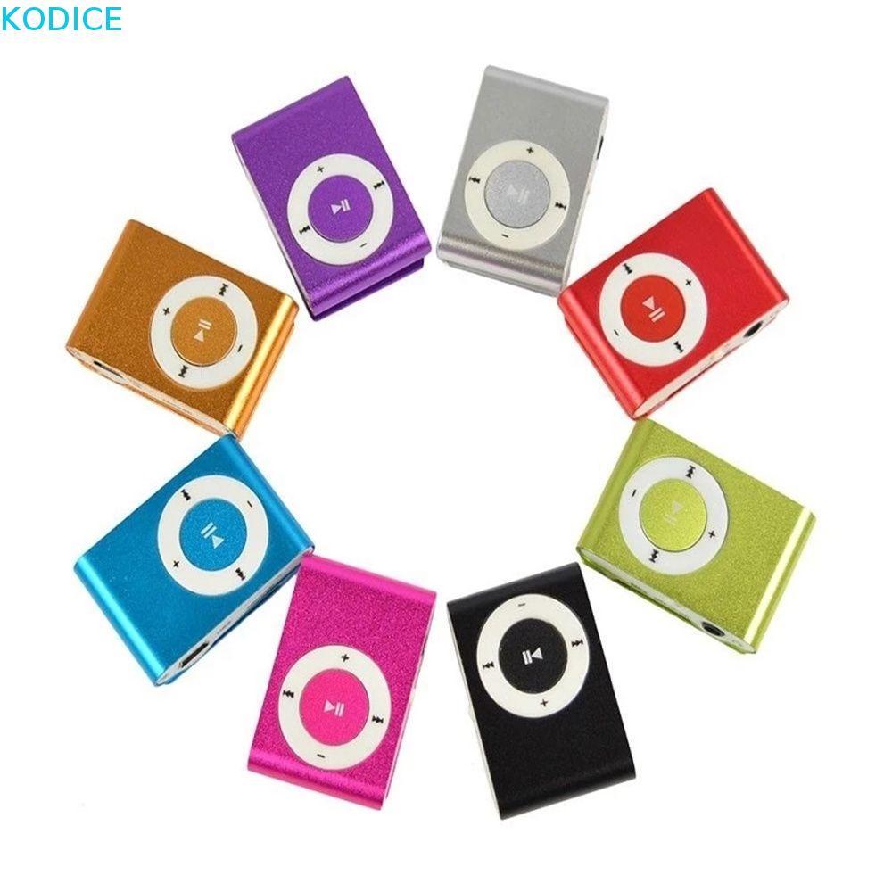 KODICE Clip MP3 Mini Thời Trang Media Player Walkman 3.5mm Gương Thể Thao MP3