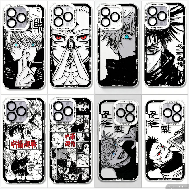 Jujutsu Kaisen Cool Case Cho Infinix Note 50 Pro 30 40 GT20 Pro Hot 50 40i Smart 10 Plus 9 Vỏ Silico