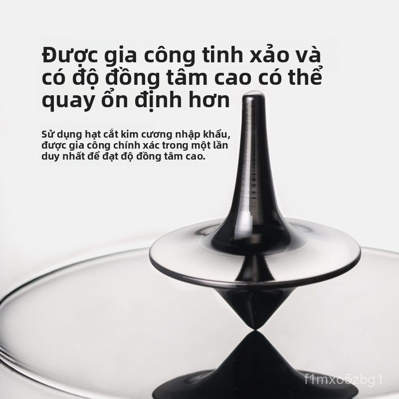 Con quay Fidget Spinner kim loại khắc họa tiết totem đồ chơi xoay ngón tay Inception xả stress cho n