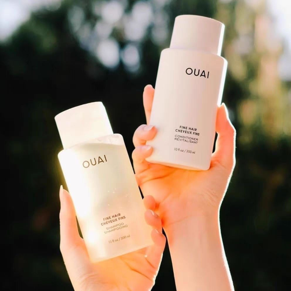 Suitable for fine and clean hair hair9nn Spot Goods tp Go ouai Fluffy and oily300mlfine Shampoo is o