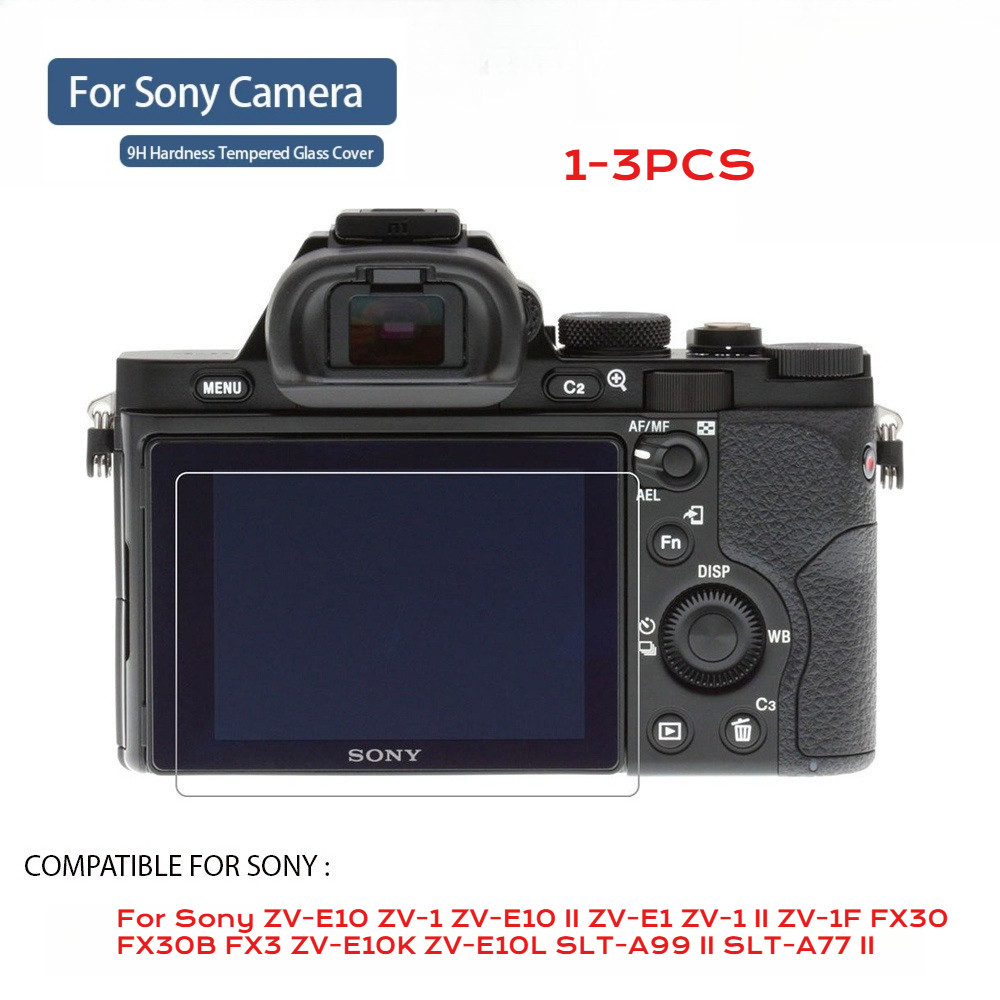 3 Bộ Phim Kính Cường Lực Cho Sony ZV-E10 ZV-1 ZV-E10 II ZV-E1 ZV-1 II ZV-1F FX30 FX30B FX3 ZV-E10K Z