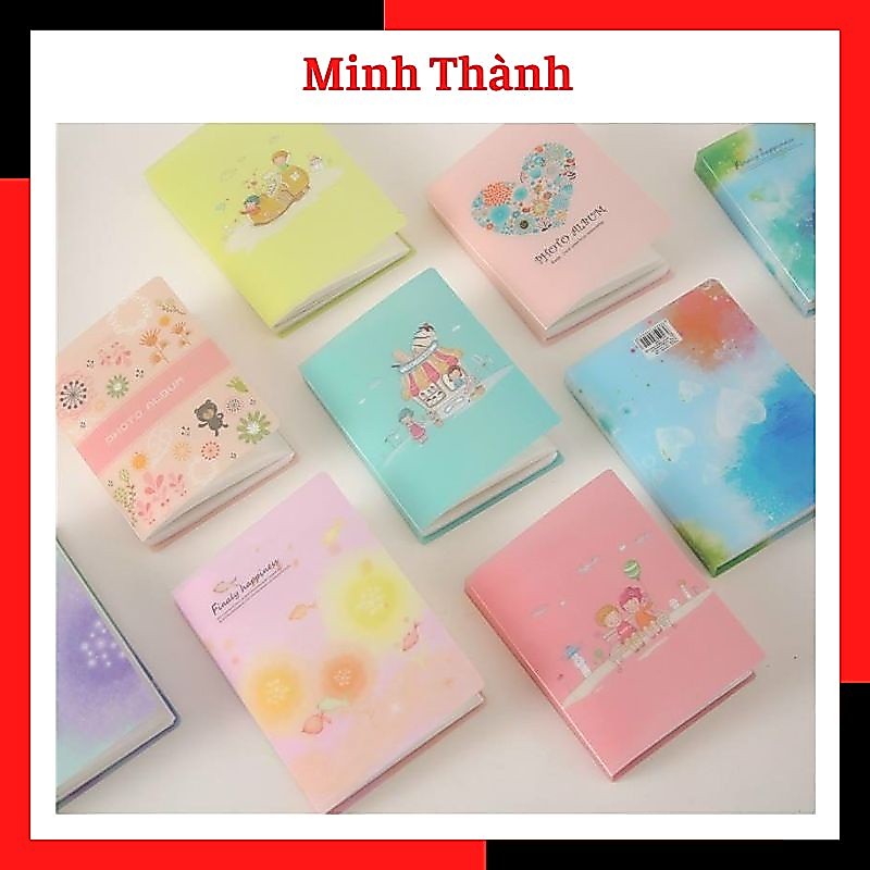 Album ảnh bìa nhựa đựng ảnh 9x13, 10x15, 13x18 cho gia đình