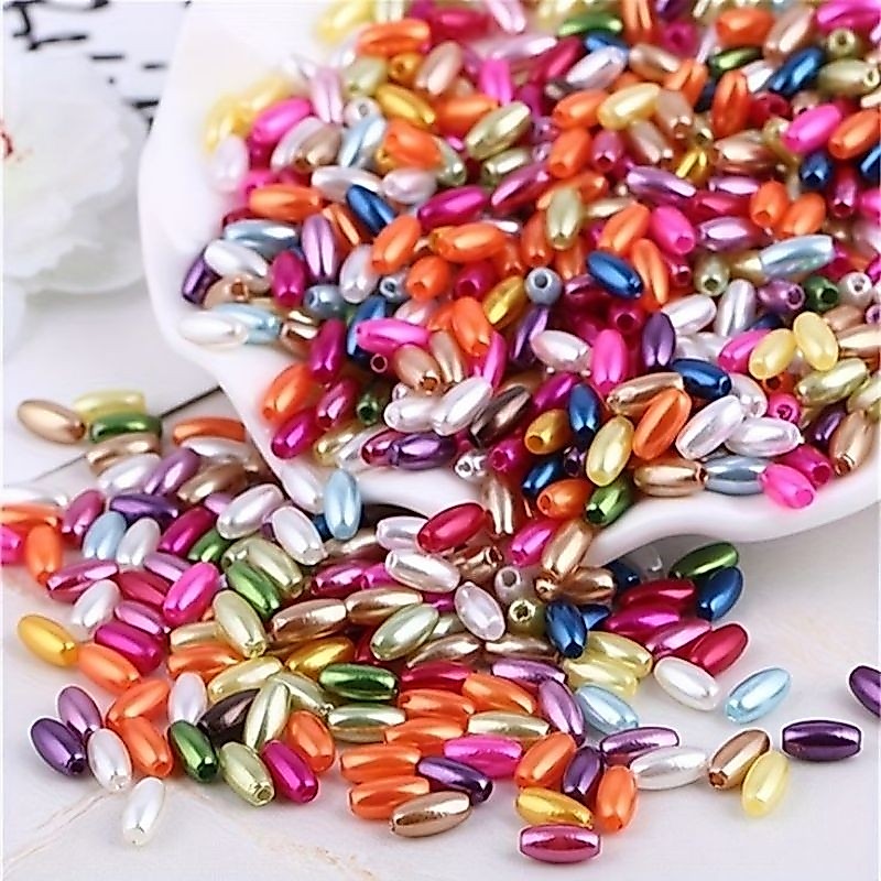 50g Hạt cườm lúa từ 3mm đến 6mm