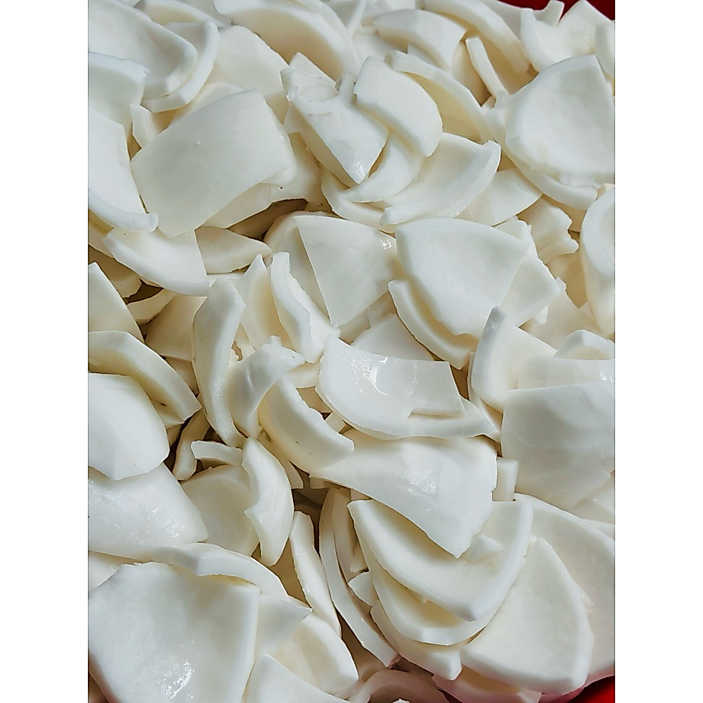 (Hoả Tốc HCM) Cơm Dừa Non Bánh Tẻ Cấp Đông - Đã làm sạch vỏ lụa (Hình Thật 100%)