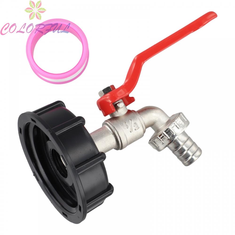 Garden Tank Lid 1pc Black+Red IBC Tank Adapter Cap For IBC Tank Adapter