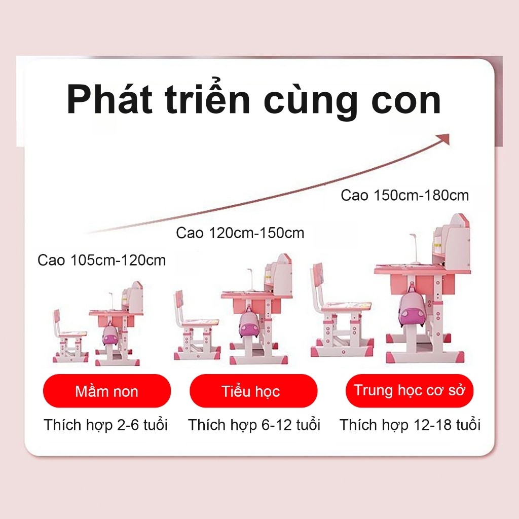 GUOGUO🔥Bàn học cho bé tiểu học Ngăn ngừa cận thị và nâng cao hiệu quả học tập | BigBuy360 - bigbuy360.vn