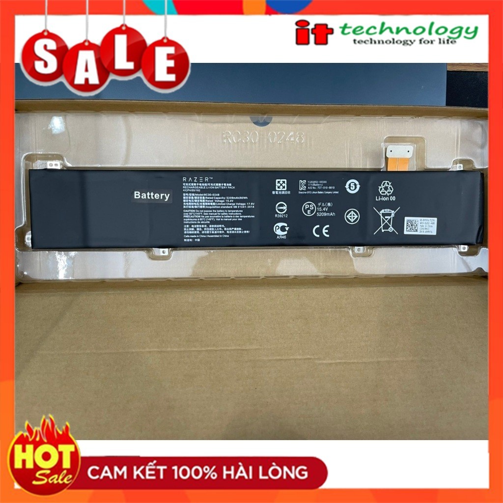 Pin Laptop Razer Blade 15 Advanced 2019 2018 2020 2021 GTX1060 1070GTX