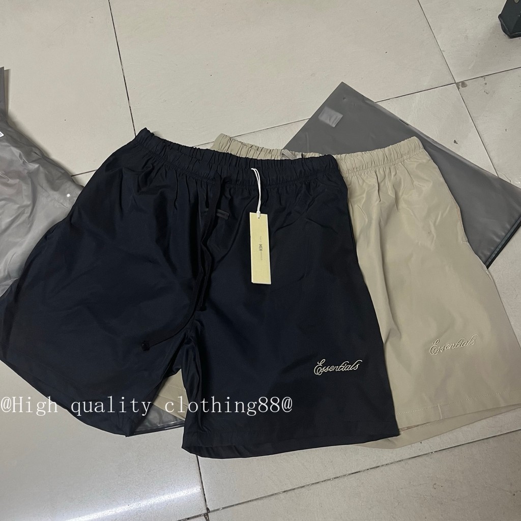 Essentials Fear of God thêu FOG Quần short thể thao Nylon thông thường phù hợp