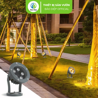 Đèn Led Chiếu Cây 6w 220V Đèn Chiếu Sân Vườn, Đèn Chiếu Cảnh Quan, Đèn Chiếu Sân Cỏ, Đèn Cắm Cỏ