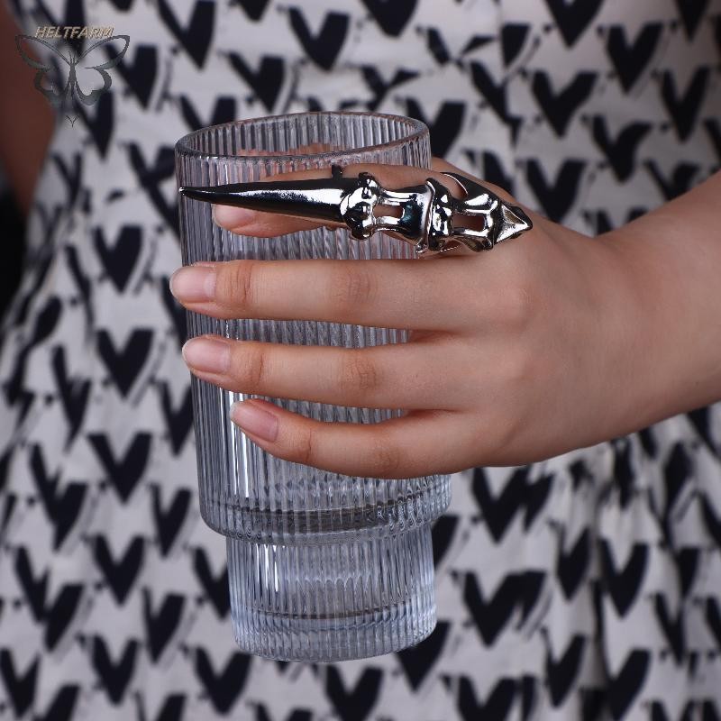 Nhẫn Máy Móc Punk Gothic Rock Kim Loại Vàng, Phù Hợp Cho Người Yêu Thích Phong Cách Punk Và Gothic