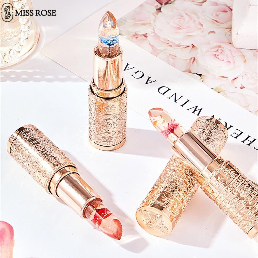 Son Môi Miss Rose XRoland Transparent Flower đổi Màu, Son Môi Hương Thơm Nhẹ Lâu Trôi, Son Môi Dưỡng