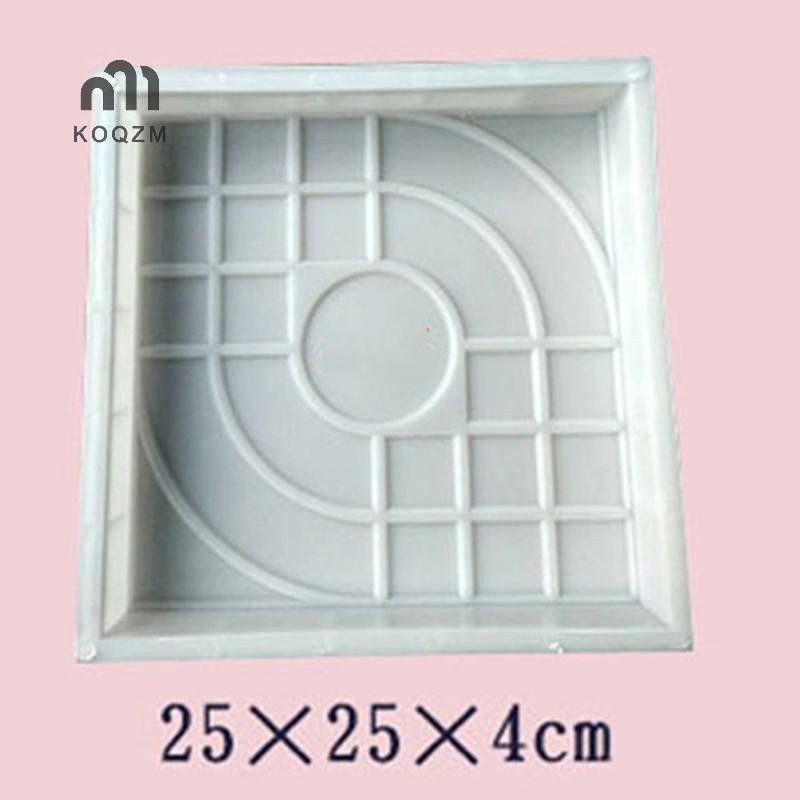 [KOQZM] Khuôn lát đường DIY Khuôn lát gạch Đá bê tông Khuôn vuông cho tấm Sân vườn Bãi cỏ Pavement P