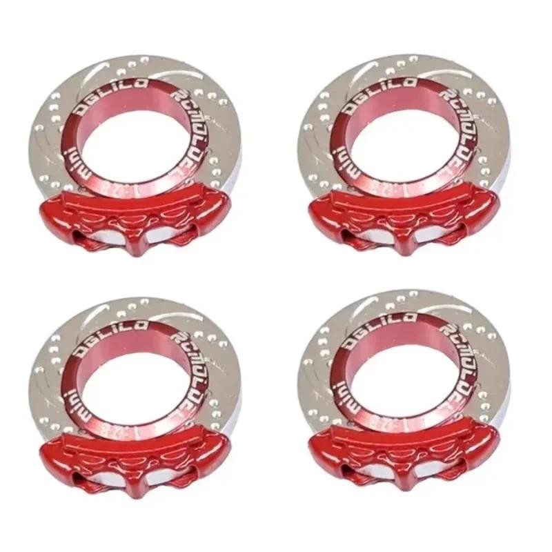4 Đĩa Phanh Phanh Kim Loại Cho 1 / 28 RC Drift Lưu Diễn Xe Wltoys K969 K989 MINI-Q MINI-Z MINI-D Nân