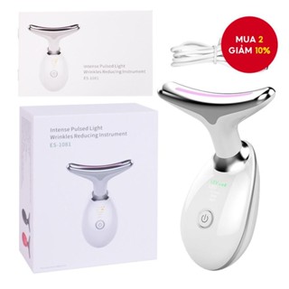 Máy mát xa mặt, Dụng cụ chăm sóc da nhẹ 3 màu, Dụng cụ mát xa chăm sóc da mặt và cổ cầm tay