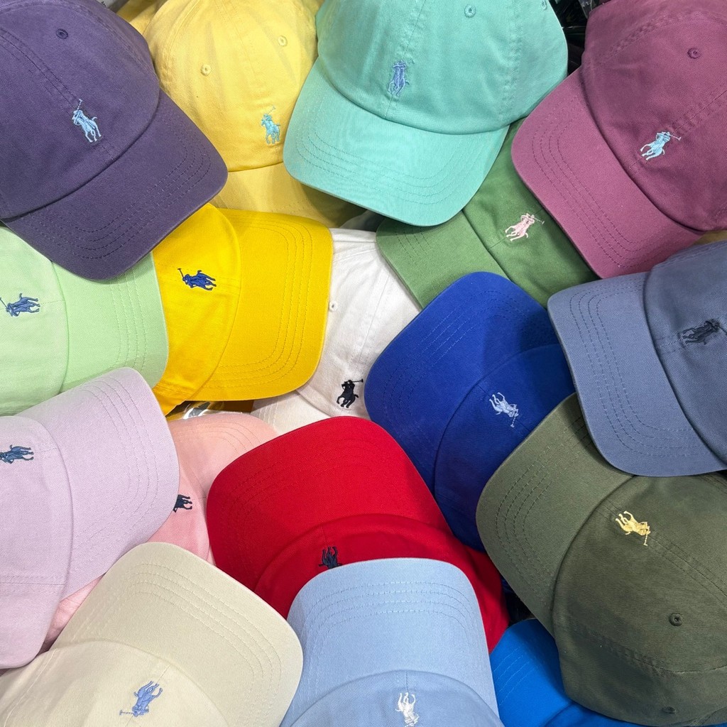 Ral**Laur** Po Baseball cap for men and women, sports cap with small horse logo embroidery, trendy c