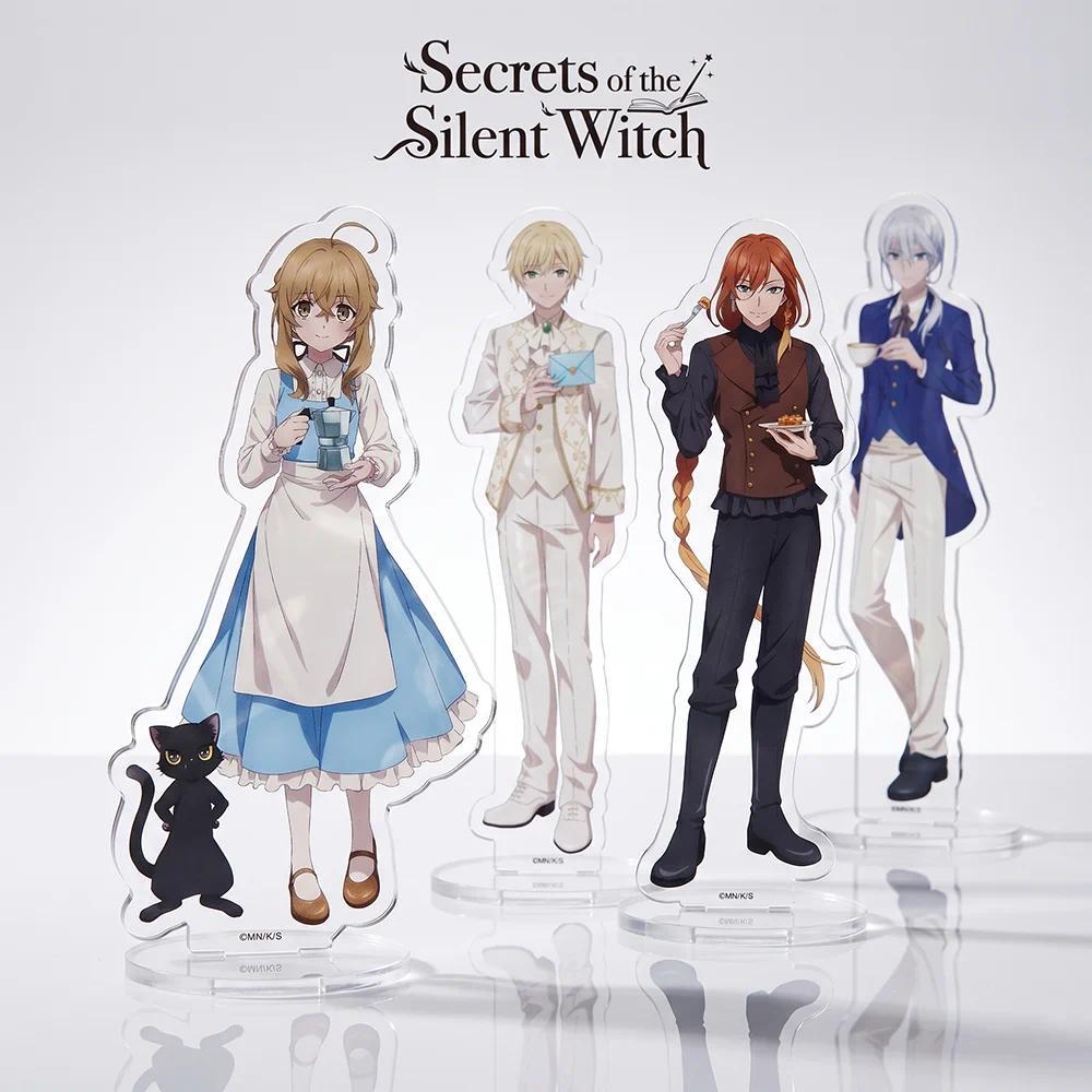 Anime Secrets of the Silent Witch Monica Everett Felix Arcus  Mica Giá đỡ keychain Mô hình Display D