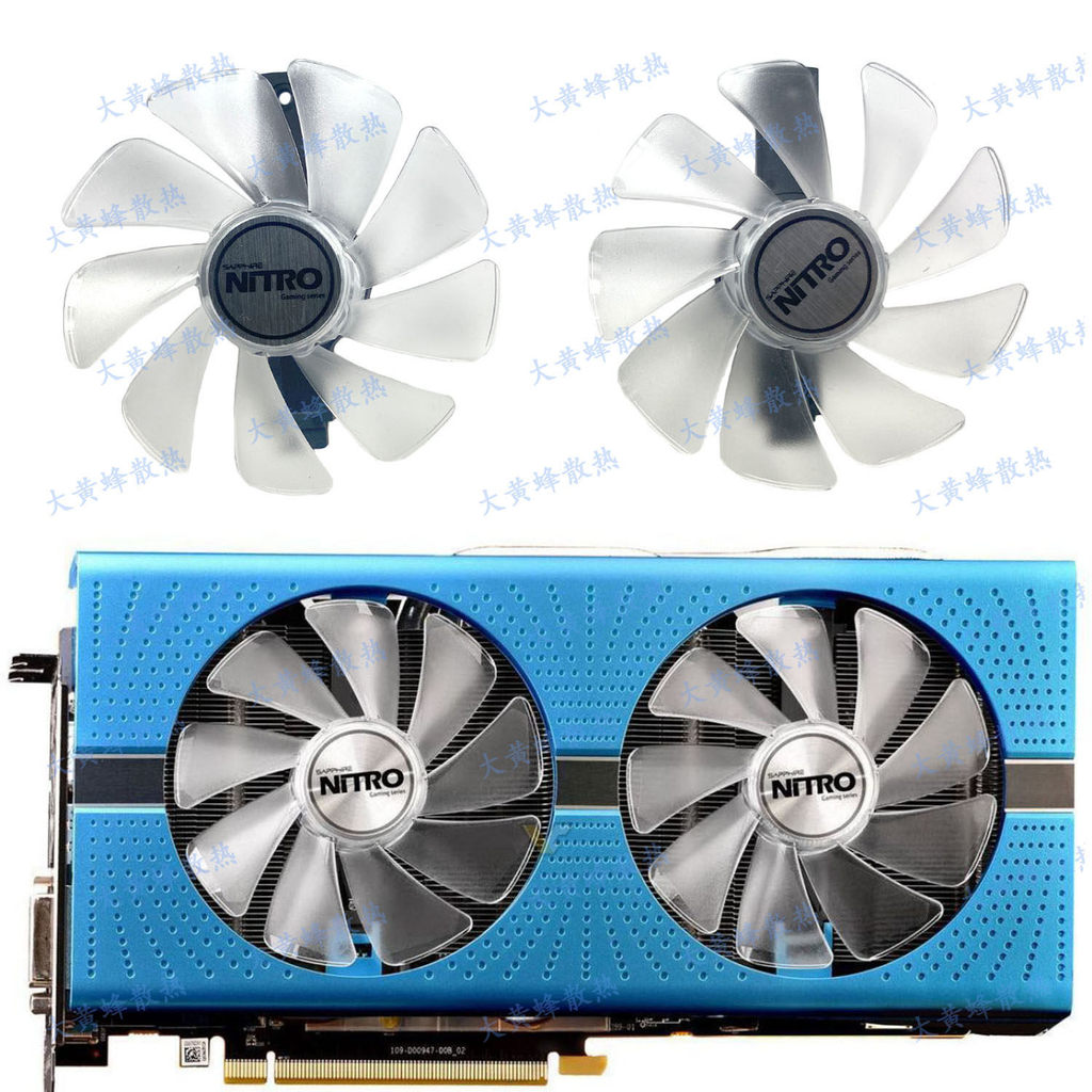 SAPPHIRE / SAPPHIRE RX590 580 570 480 470 Quạt phiên bản Aurora bạch kim CF1015H12D