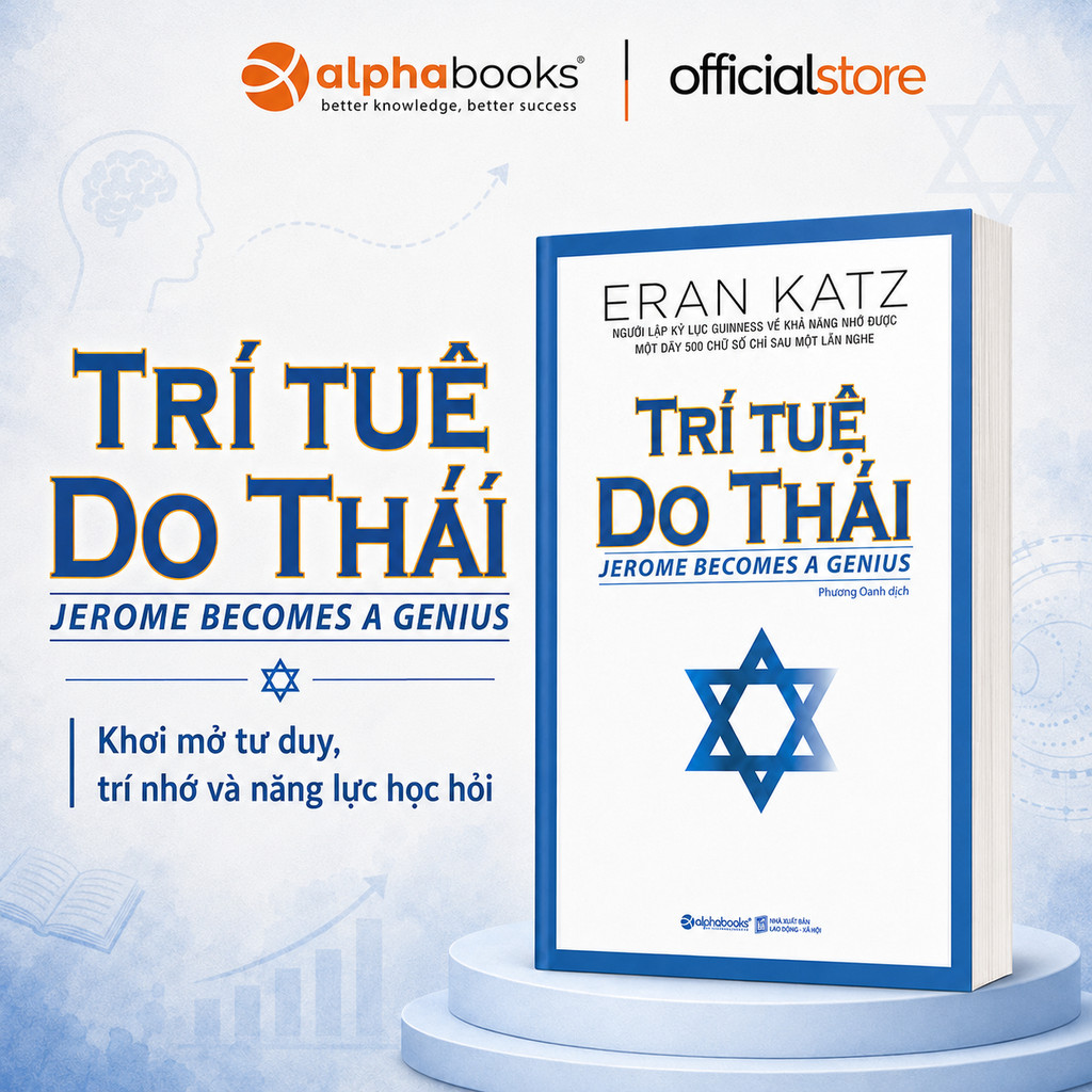 Sách - Trí Tuệ Do Thái - Phương Pháp Phát Triển Trí Tuệ Người Do Thái - Eran Katz (Alpha Books)